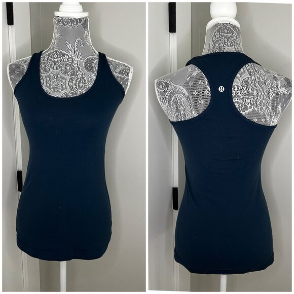 Lululemon Navy Tank Top Size Small 4/6 - Picture 1 of 6